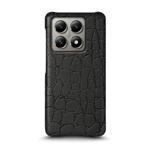 Шкіряна накладка Stenk Reptile Cover для Xiaomi 14T Чорний