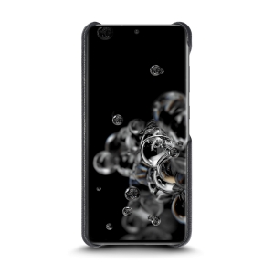 Шкіряна накладка Stenk Cover для Samsung Galaxy S20 Ultra Чорна