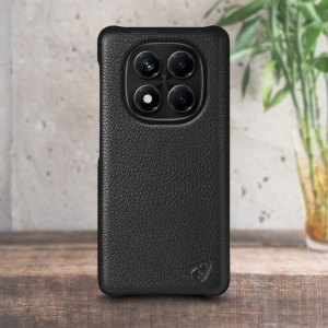 Шкіряна накладка Stenk Cover для Xiaomi Redmi Note 14 Pro 4G Чорний