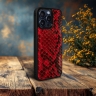 Накладка SkinBacker Mini Python Scales для Apple iPhone 15 Pro Красный