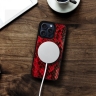 Накладка SkinBacker Mini Python Scales для Apple iPhone 15 Pro Красный