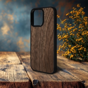 Накладка SkinBacker Wood для Apple iPhone 15 Pro Американський горіх