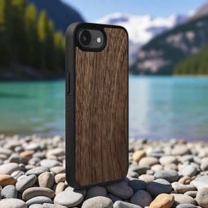 Накладка SkinBacker Wood для Apple iPhone 16е Американський горіх
