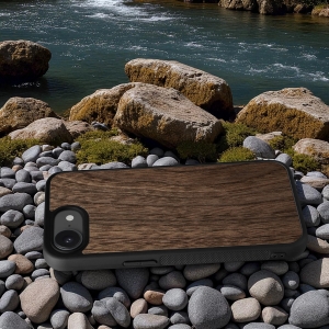 Накладка SkinBacker Wood для Apple iPhone 16е Американський горіх