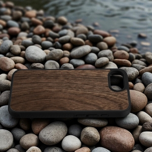 Накладка SkinBacker Wood для Apple iPhone 16е Американський горіх