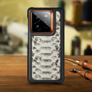 Накладка Stenk ExBacker Python Scales для Realme GT 7 Pro Натуральний