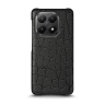 Кожаная накладка Stenk Reptile Cover для Xiaomi 15T Чёрная