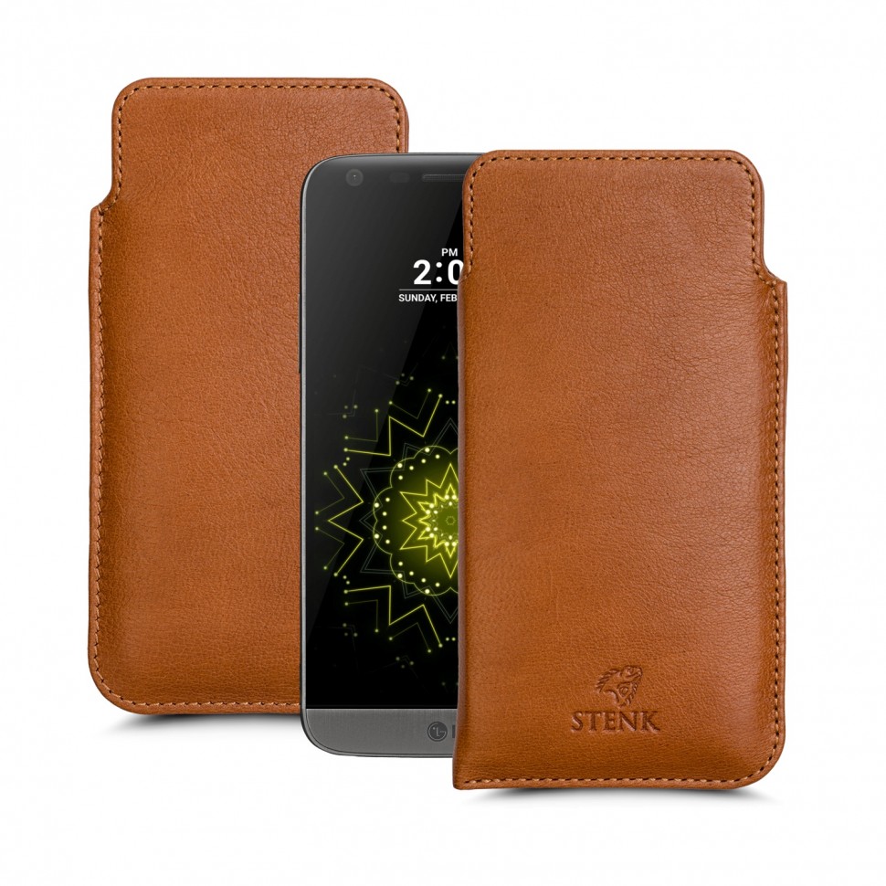 

Футляр Stenk Elegance для LG G5 Camel, Светло-коричневый