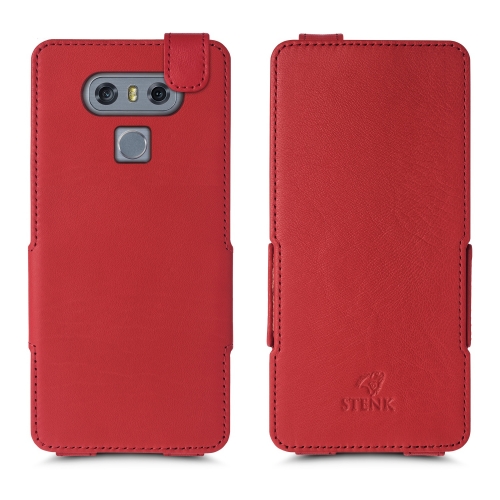 чохол-фліп на LG G6 Plus Червоний Stenk Prime фото 1