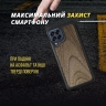 Шкіряна накладка Stenk WoodBacker для Samsung Galaxy M33 5G Чорна