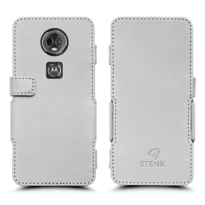 Чехол книжка Stenk Prime для Motorola Moto E5 Plus Белый