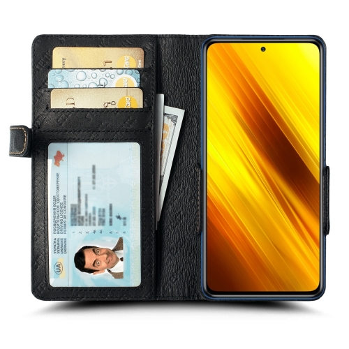 чохол-книжка на Xiaomi Poco X3 Pro (NFC) Чорний Stenk Wallet фото 2