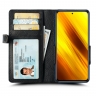 Чехол книжка Stenk Wallet для  Xiaomi Poco X3 Pro (NFC) Черный