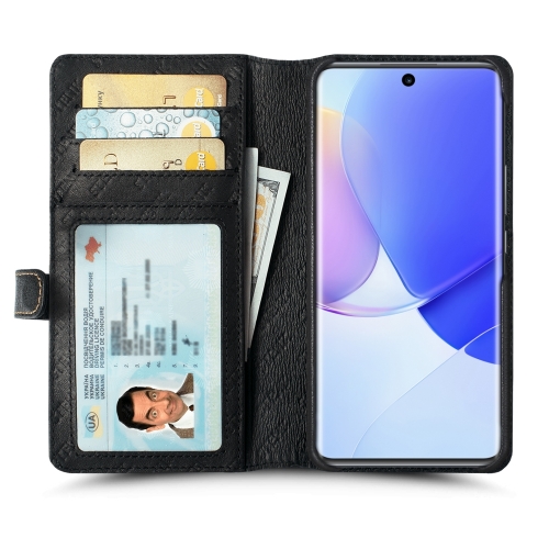 чехол-кошелек на HuaWei Nova 9 Черный Stenk Premium Wallet фото 2
