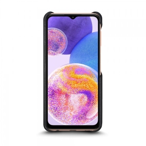 Шкіряна накладка Stenk Reptile Cover для Samsung Galaxy A23 Чорна