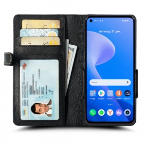 Чохол книжка Stenk Wallet для Realme GT Neo 3T Чорний