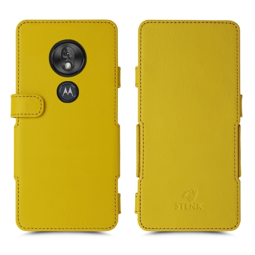 чехол-книжка на Motorola Moto G7 Play Желтый Stenk Prime фото 1