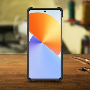 Шкіряна накладка Stenk Cover для Infinix Note 30 Pro Чорна