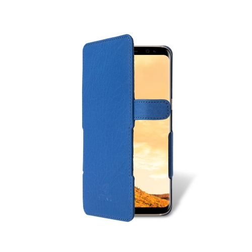 чехол-книжка на Samsung Galaxy S8 Ярко-синий Stenk Prime фото 2