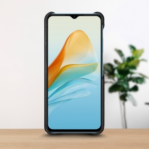 Шкіряна накладка Stenk WoodBacker для ZTE Blade V40 Design Чорний