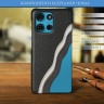 Шкіряна накладка Stenk Cover для Motorola Moto G75 Чорний