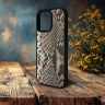 Накладка SkinBacker Mini Python Scales для Apple iPhone 15 Pro Натуральный