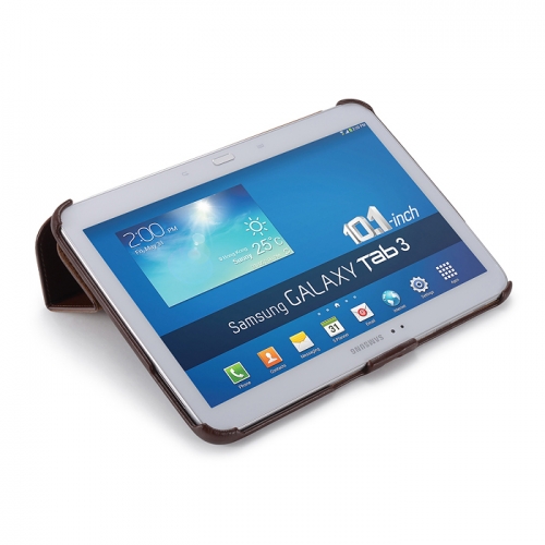 чехол-книжка на Samsung Galaxy Tab 3 10.1 Коричневый iCarer Поставщик ARC фото 3