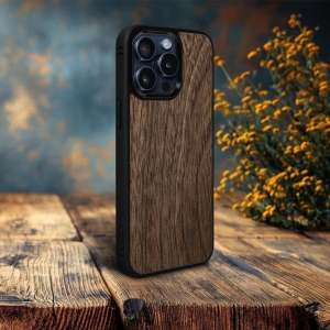 Накладка SkinBacker Wood для Apple iPhone 15 Pro Max Американський горіх