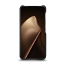 Кожаная накладка Stenk Reptile Cover для Xiaomi 15T Pro Чёрная