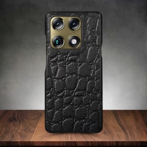Кожаная накладка Stenk Reptile Cover для Motorola Signature Черный