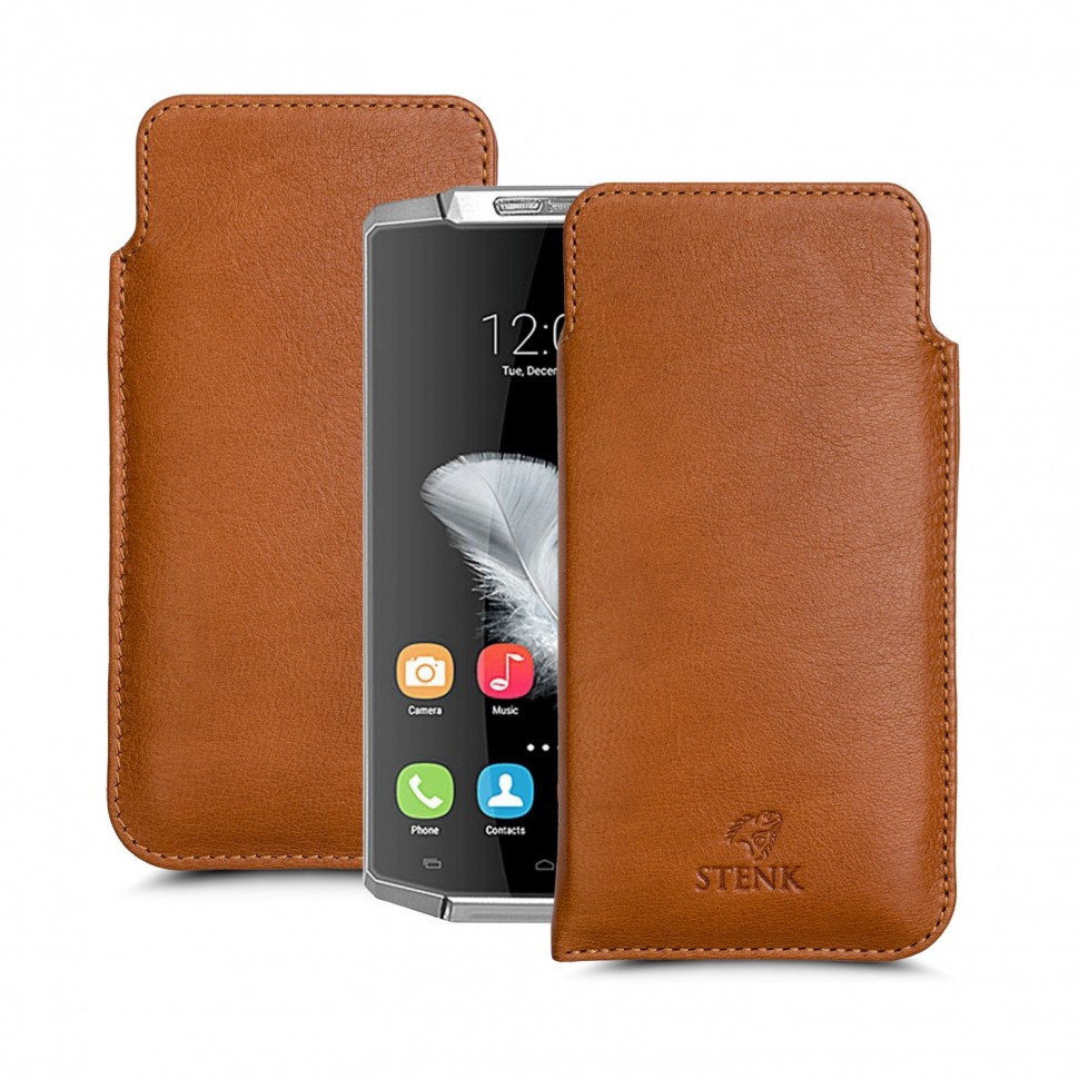 

Футляр Stenk Elegance для Oukitel K10000 Camel, Светло-коричневый