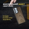 Шкіряна накладка Stenk WoodBacker для Samsung Galaxy A33 5G Чорна