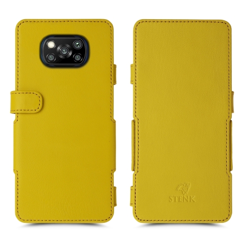 чехол-книжка на Xiaomi Poco X3 Pro (NFC) Желтый Stenk Prime фото 1
