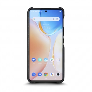 Шкіряна накладка Stenk Reptile Cover для Vivo X70 Pro Plus Чорна