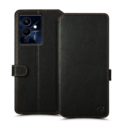 чехол-кошелек на Infinix Note 12 Pro 5G Черный Stenk Premium Wallet фото 1