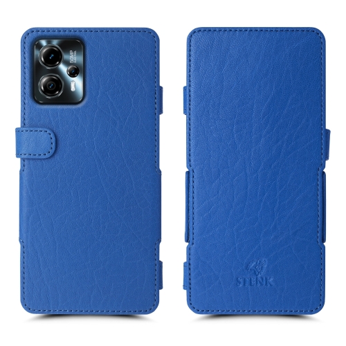 чехол-книжка на Motorola Moto G13 Ярко-синий  Prime фото 1