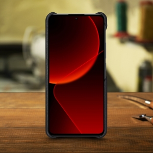 Шкіряна накладка Stenk Cover для Xiaomi 13T /13T Pro Чорна