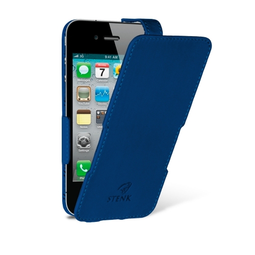 чохол-фліп на Apple iPhone 4 /4S Синій Stenk Сняты с производства фото 2