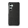 Шкіряна накладка Stenk Reptile Cover для Samsung Galaxy S24 FE Чорний