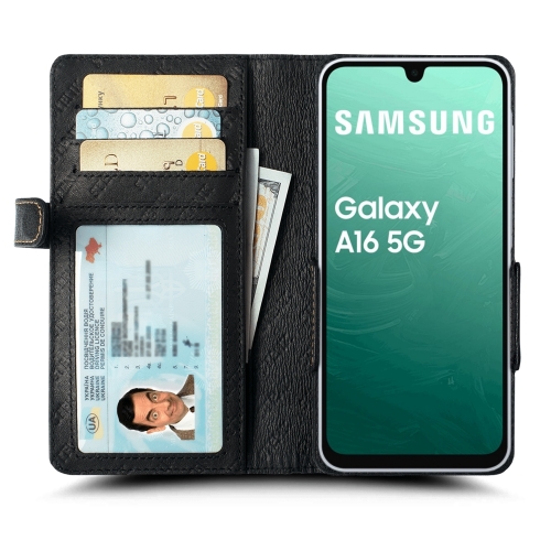 чехол-книжка на Samsung Galaxy A16 5G Черный Stenk Wallet фото 2