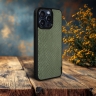 Накладка SkinBacker Mini Python Scales для Apple iPhone 15 Pro Оливковий