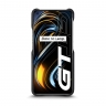 Кожаная накладка Stenk Cover для Realme GT 5G Чёрная