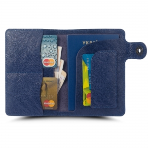 Портмоне для документів Stenk Voyager Stingray Blue