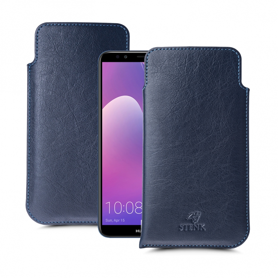 

Футляр Stenk Elegance для Huawei Y7 (2018) Синий