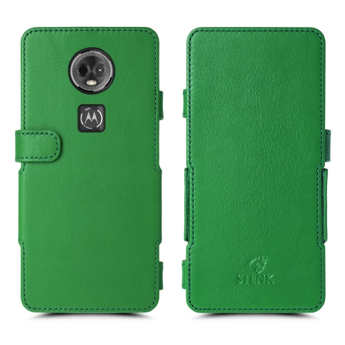 чохол-книжка на Motorola Moto E5 Plus Зелений Stenk Prime фото 1