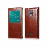 Чохол книжка Xoomz для Samsung Galaxy S5 Original Oil Wax Leather Brown