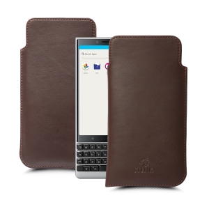 Футляр Stenk Elegance для BlackBerry KEY2 Коричневый