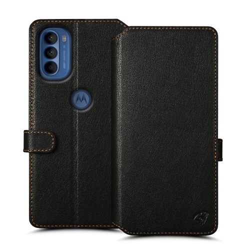 чехол-кошелек на Motorola Moto G41 Черный Stenk Premium Wallet фото 1