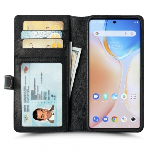 Чохол книжка Stenk Premium Wallet для Vivo X70 Pro Plus Чорний