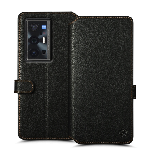 чехол-кошелек на Vivo X70 Pro Plus Черный Stenk Premium Wallet фото 1